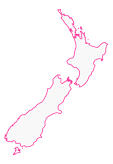 Map of New Zealand